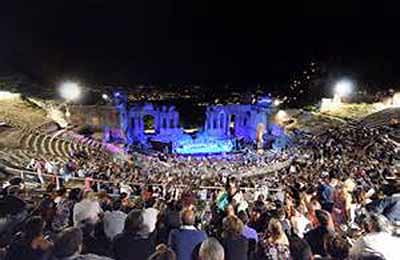 greek theatre Taormina Sicily